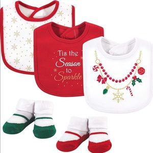 5-Piece Christian’s Bibs and Socks Set